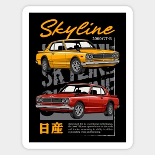 Skyline 2000 GTR JDM Car Sticker